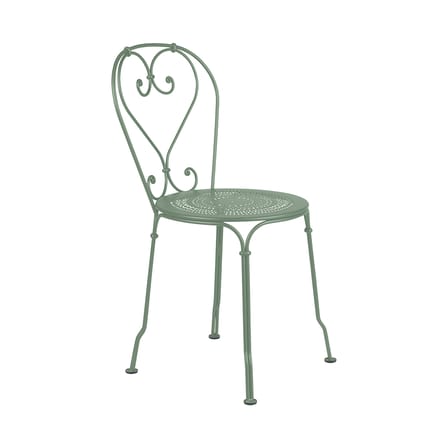 Chaise empilable 1900 métal vert - Fermob