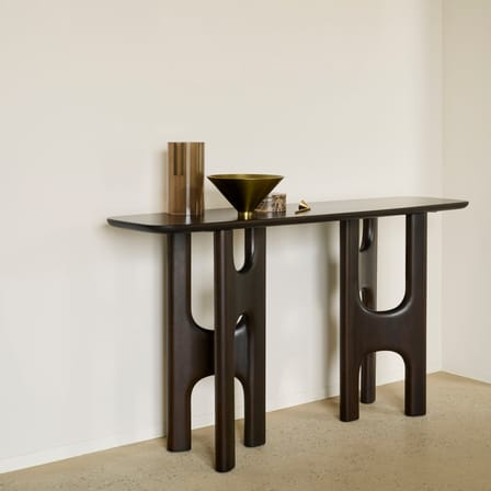 Console Flow bois marron / L 150 x H 79 cm - Ethnicraft