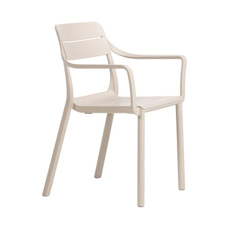 Fauteuil empilable Cassia blanc - NARDI