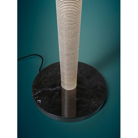 Mite Anniversario LED Floor lamp composite material black / Special 20th anniversary edition - H 185 cm - Foscarini