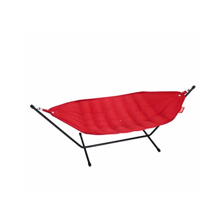 Hamac avec support Headdemock Superbe tissu rouge / Tissu Oléfine - Fatboy