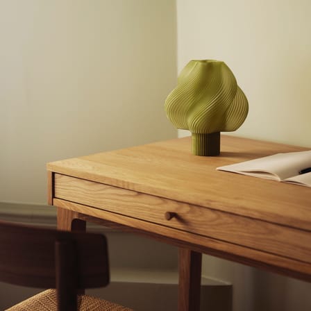 Lampe sans fil rechargeable Soft Serve vert - CRÈME ATELIER