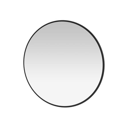 Miroir mural Colour Frame - Around bois noir / Ø 69.6 cm - MONTANA