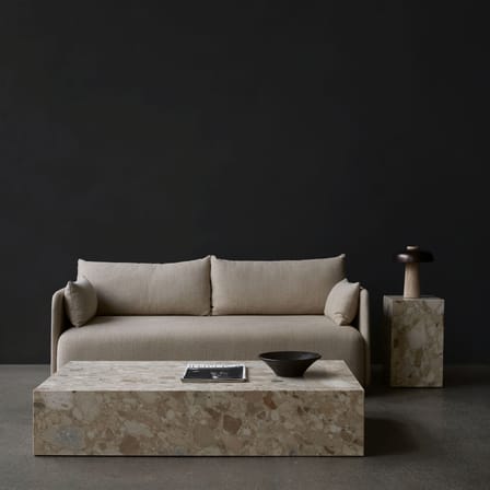 Sofa Offset textil beige / 2-Sitzer - L 178 cm - Audo Copenhagen