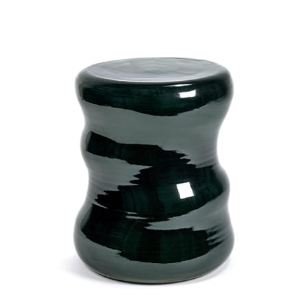 Table d'appoint Pawn Organic céramique vert / Tabouret - Céramique - Serax