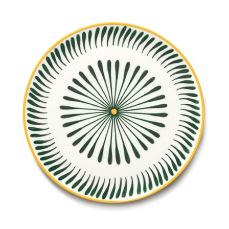 Bazaar Plate ceramic yellow / Set of 4 - Ø 26.5 cm - Serax