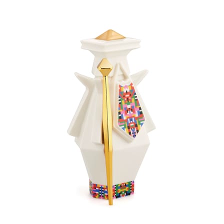 Santon Joseph céramique blanc / peint main - Alessi