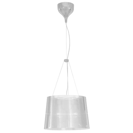 Suspension Gé plastique transparent / Ø 37 cm - Matériau recyclé / Ferruccio Laviani, 2005 - Kartell