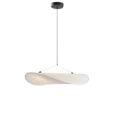 Suspension Tense LED Medium tissu blanc / Ø 90 cm - Tyvek - NEW WORKS
