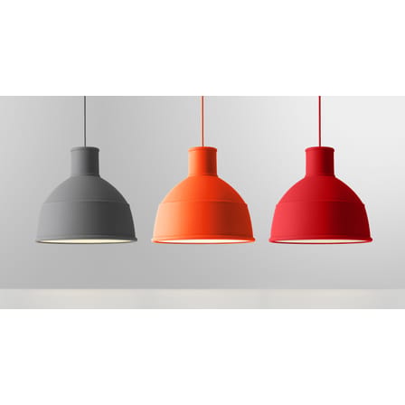 Suspension Unfold orange / Silicone - Ø 32,5 x H 29,5 cm - Muuto