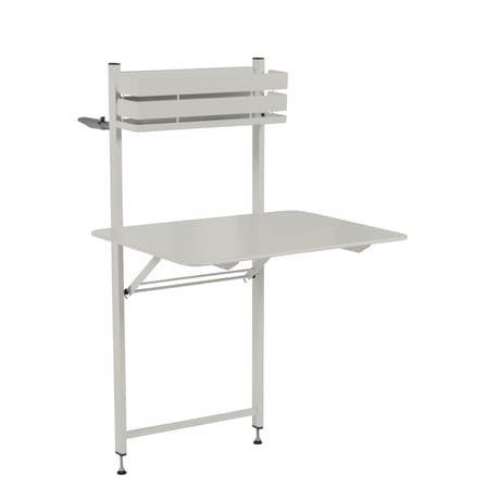 Table pliante Bistro métal gris / Rabattable - 77 x 64 cm - Fermob