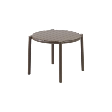 Tavolino Doga corian marrone / Ø 49,5 x H 39,5 cm - NARDI