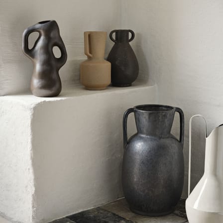 Vase Isolde céramique marron / H 35 cm - BROSTE COPENHAGEN