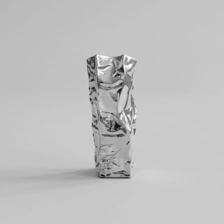 Vase Kami Mini céramique argent / L 13 x H 25 cm - 101 COPENHAGEN