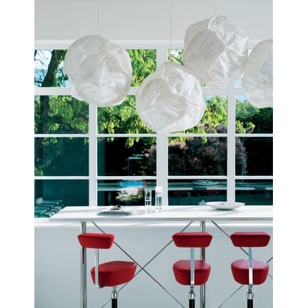 Suspension Cloud papier multicolore / Ø 65 cm / Seconde vie - Belux