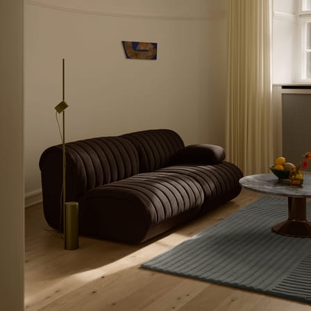 Accessorio  tessuto nero / Cuscino bracciolo dei divani Coltre - Muuto