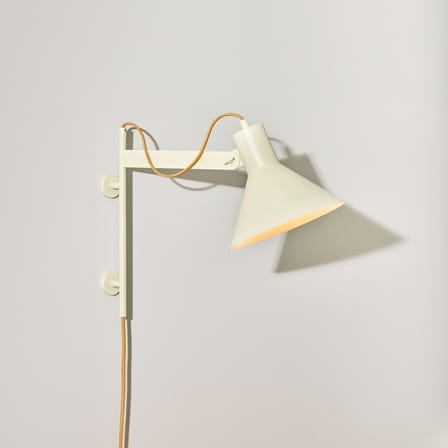 Applique avec prise Studio métal vert / Orientable - HÜBSCH