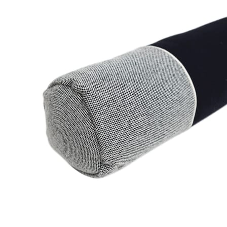 Coussin Tube long tissu bleu par José Lévy / Ø 15 x L 70 cm - Exclusivité Made In Design - Lelièvre Paris
