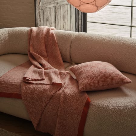 Decke Thread textil orange / 140 x 180 cm - Tom Dixon