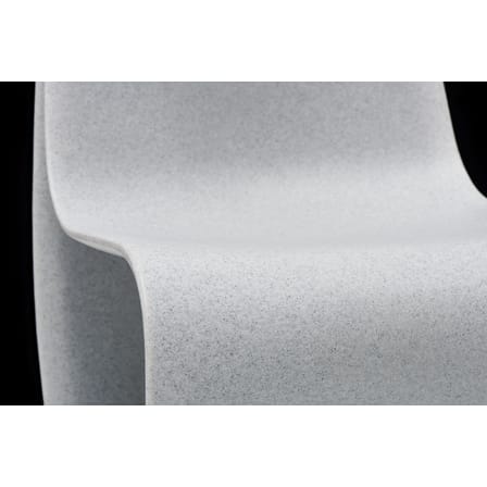 Fauteuil bas Sign Matt plastique gris - MDF Italia