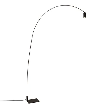Stehleuchte Fox metall schwarz / LED - H 225 cm / Drehbar & ausrichtbar - Nemo