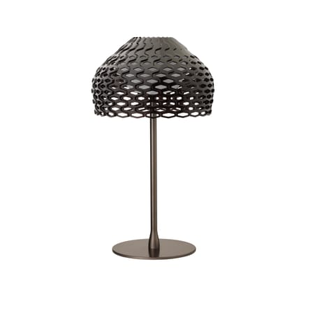 Lampe de table Tatou plastique gris / H 50 cm - Flos