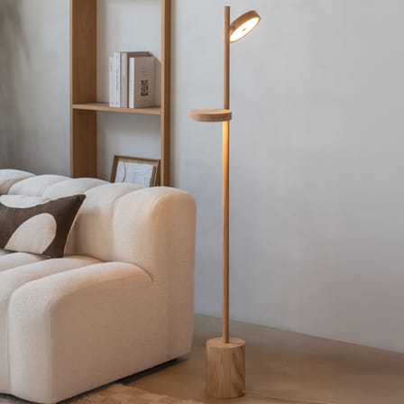 Lampadaire Okinawa LED / 2 diffuseurs orientables - GOOD&MOJO