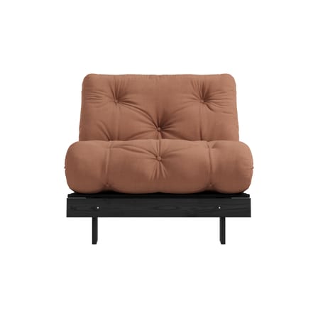 Fauteuil convertible Roots / Dormeuse & lit d'appoint - 3 positions / Structure noire - KARUP DESIGN