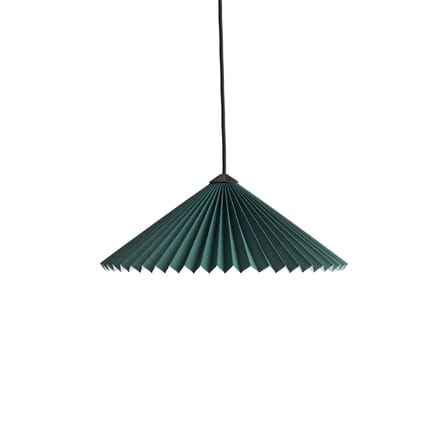 Matin Pendant textile green / Ø 38 cm - Hay