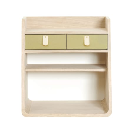 Rangement mural Suzon bois naturel / L 36 x H 39 cm - Chêne - Hartô