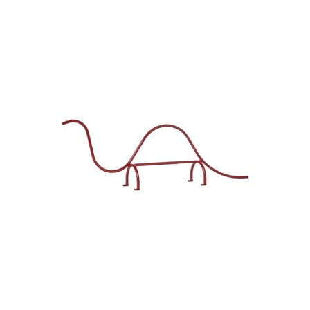Sculpture Animal Factory Mini métal rouge / Dinosaure - Magis