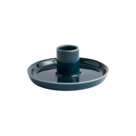 Bougeoir Disc Small céramique vert / Pour bougie longue Ø 2,2 cm - Hay