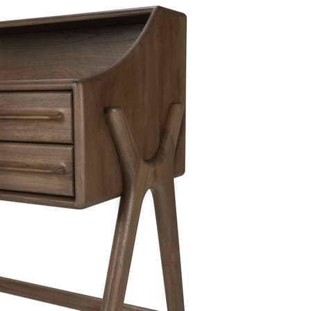 Bureau Flow bois marron / 140 x 55 cm - Ethnicraft