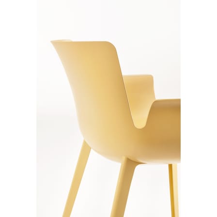 Fauteuil Piuma plastique noir - Kartell