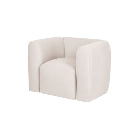 Fauteuil rembourré Flom tissu beige - NOO.MA