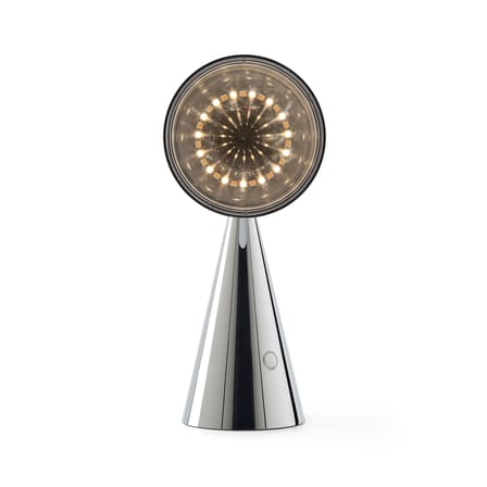 Lampada senza fili ricaricabile Pose LED materiale plastico argento / Orientabile - Tom Dixon