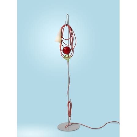 Lampadaire Filo métal verre céramique multicolore / H 152 cm - Foscarini