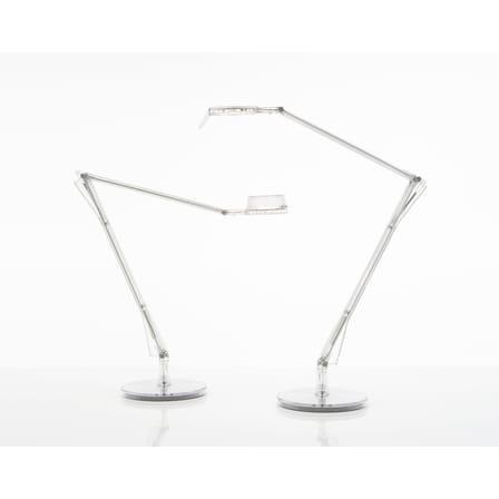 Lampe de table Aledin TEC LED plastique transparent / Diffuseur plat - Kartell