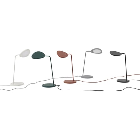 Lampe de table Leaf LED métal orange - Muuto