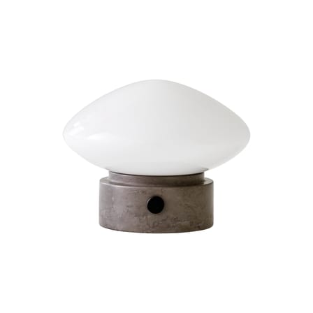 Lampe sans fil rechargeable Mist AP21 marbre gris - &tradition
