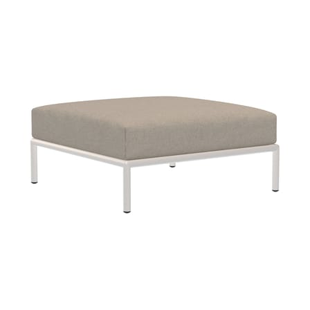 Level 2 Outdoor ottoman textile beige / 81 x 81 cm - Houe