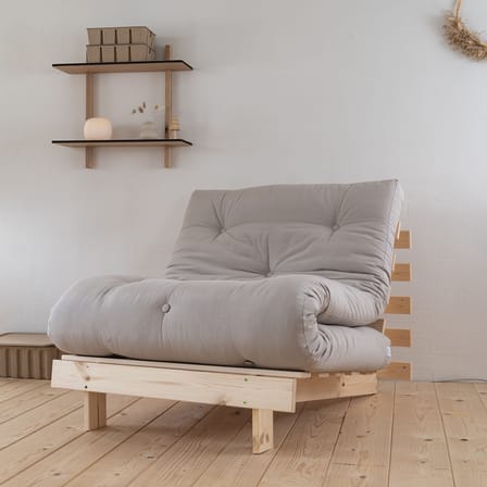 Fauteuil convertible Roots / Dormeuse & lit d'appoint - 3 positions / Structure pin clair - KARUP DESIGN