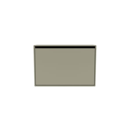 Meuble à chaussures Hide bois gris / L 69,6 x H 46,8 x Prof. 20 cm - MONTANA