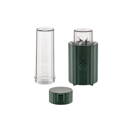 Plissé Personal blender plastic material green / 380W - Transport glass 550ml / UK VERSION - Alessi