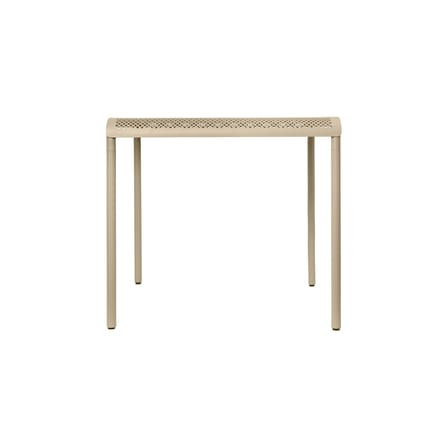 Table carrée Dapple métal beige / Perforé - 80 x 80 cm - Ferm Living