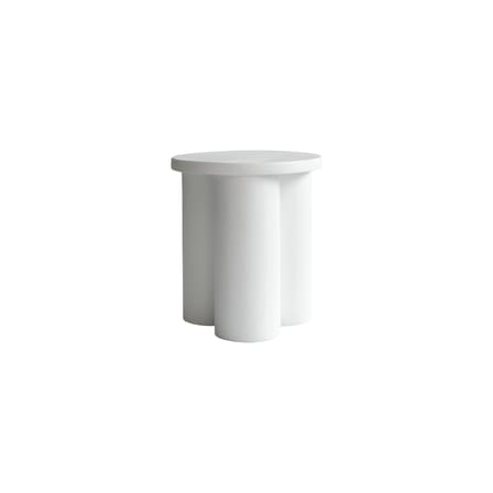 Table d'appoint Big Foot Tall blanc / Ø 45  x H 51 cm - 101 COPENHAGEN