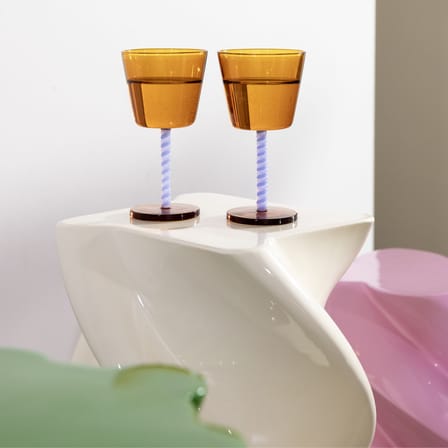 Table d'appoint Marshmallow / Ø 29,5 x H 54 cm - Fibre de verre - & klevering