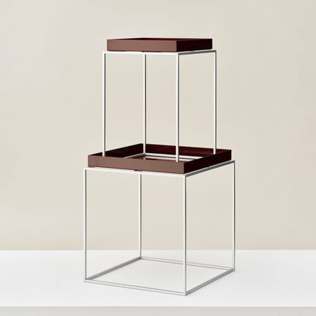 Table d'appoint Tray Small Silicon High / 30 x 30 x H 44 cm - Hay