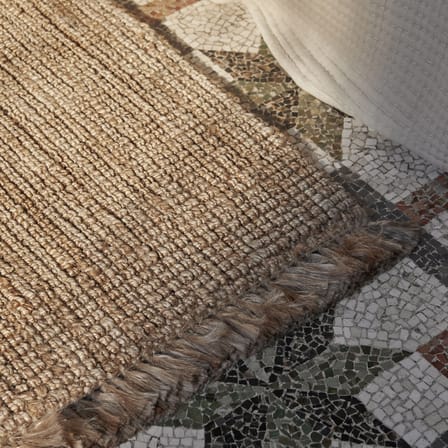 Tapis Athens Large marron / 200 x 300 cm - Jute - Ferm Living