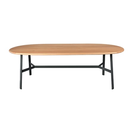 Tavolo ovale So'O legno nero / 220 x 95 cm - da 9 a 10 persone - Fermob